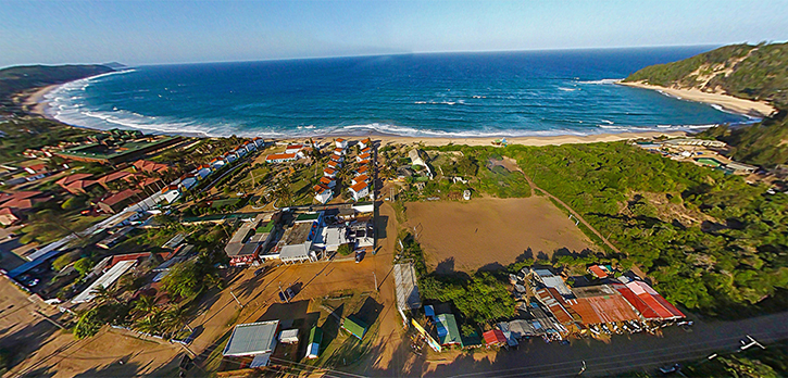 Town aerial view