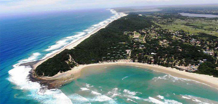 Bay aerial view